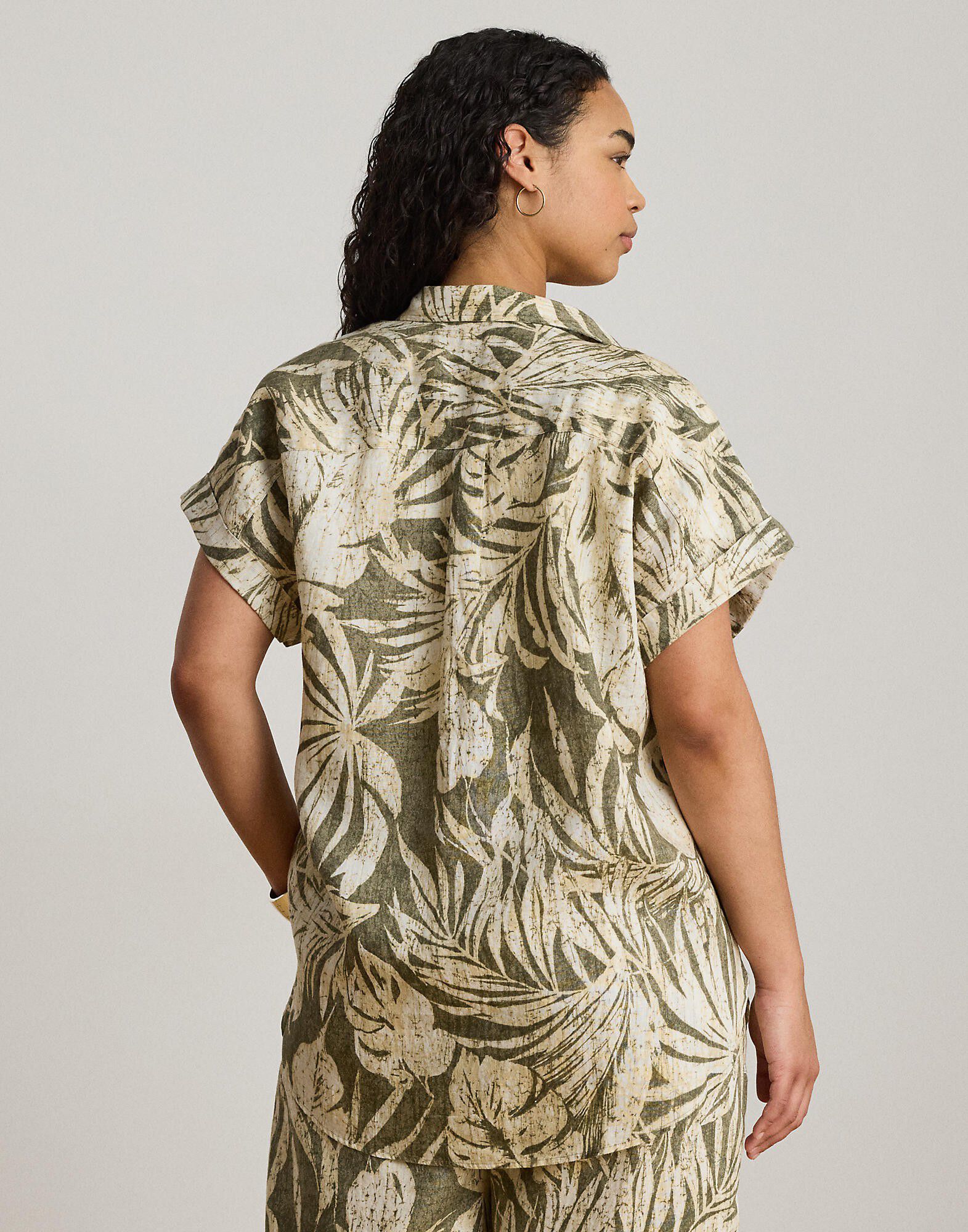 Relaxed Fit Print Short-Sleeve Shirt