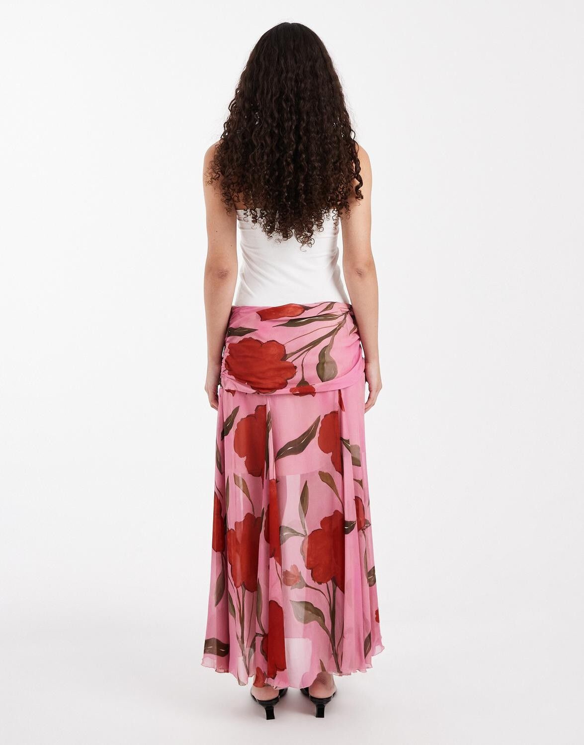 Tsskyler Floral Drop Waist Skirt Wvn