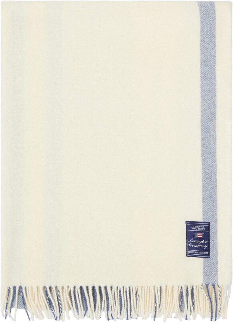 Striped Recycled Wool Throw