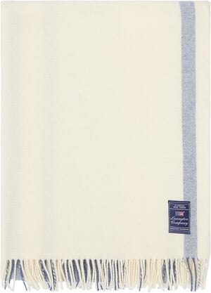 Striped Recycled Wool Throw