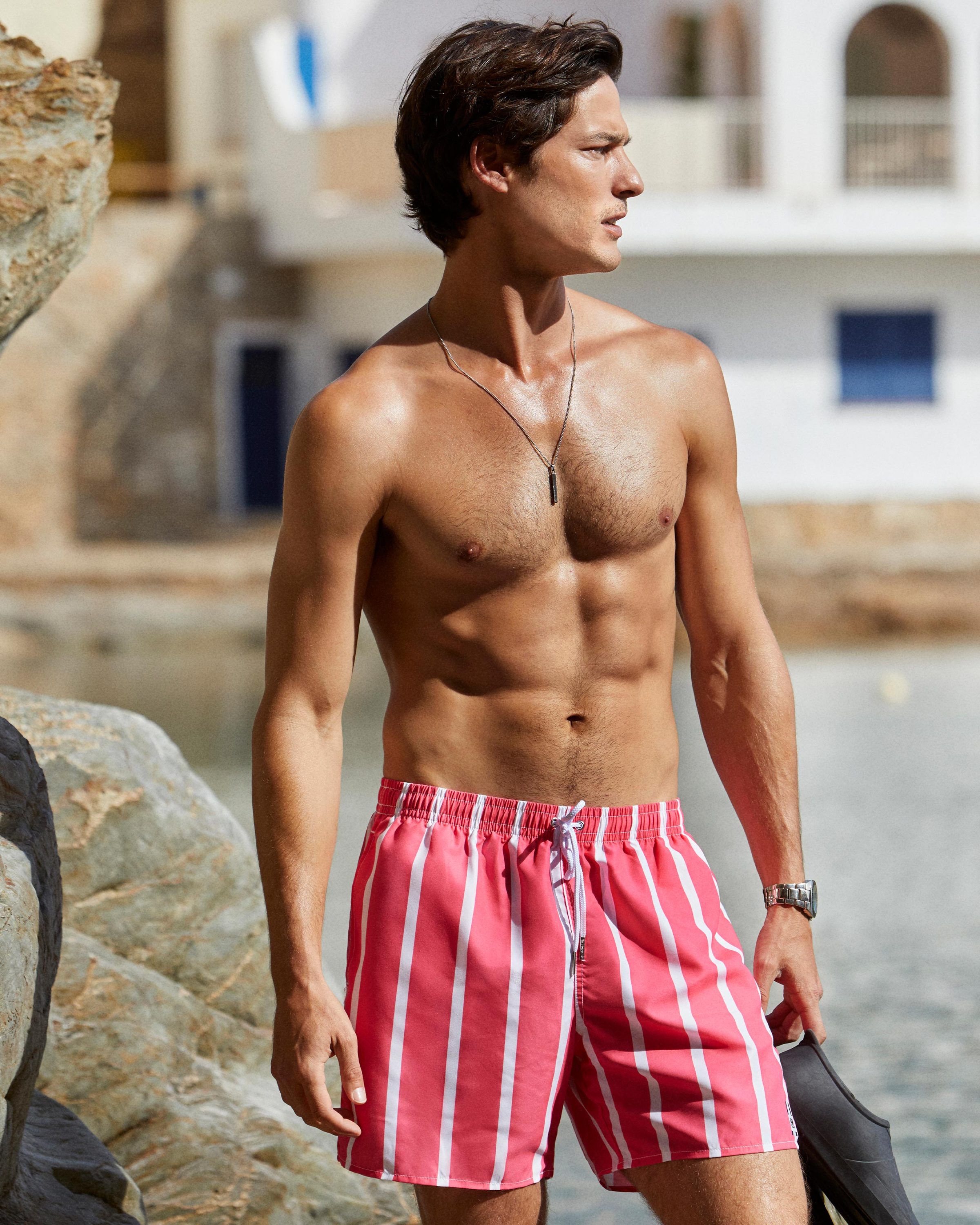 Striped Swim Shorts