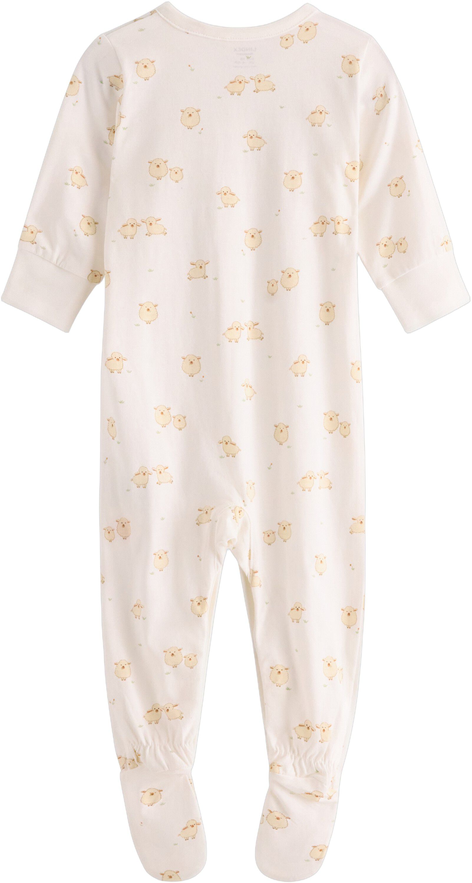 Pyjamas i jerseybomuld med f&oslash;dder,