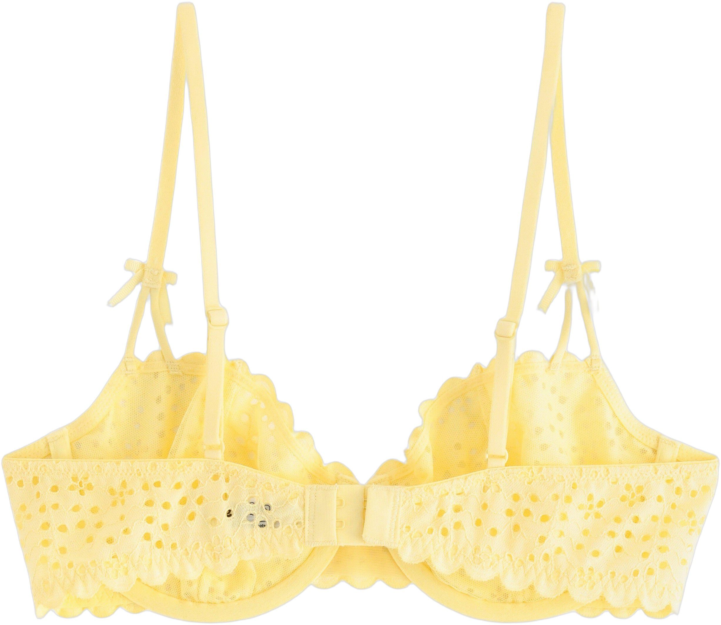 Ovadderad bh med broderi