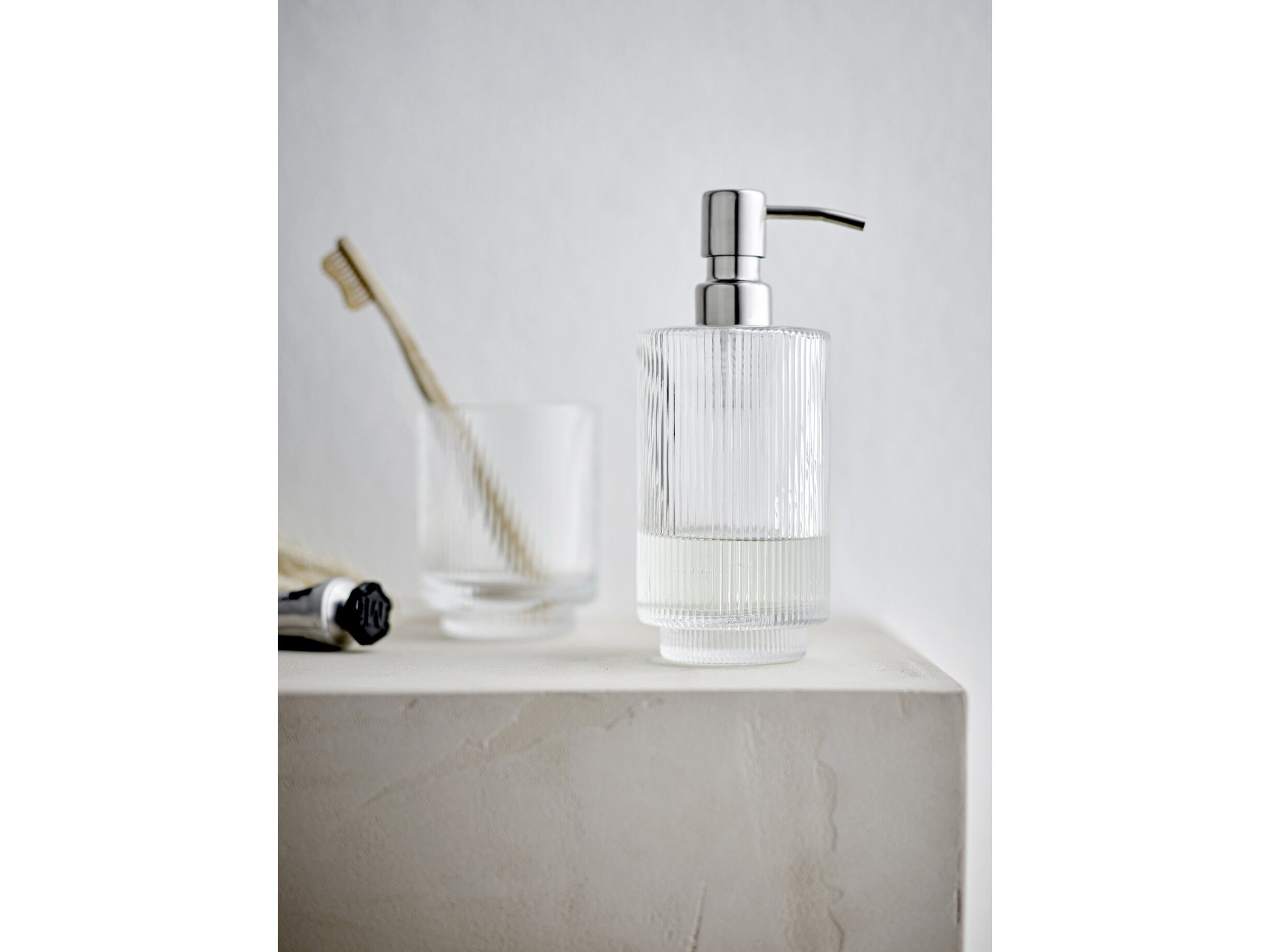 Tandborstmugg Clarity Clear