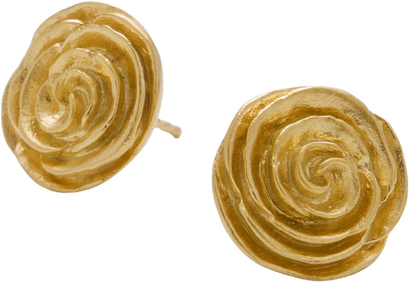 Large Rose Earsticks