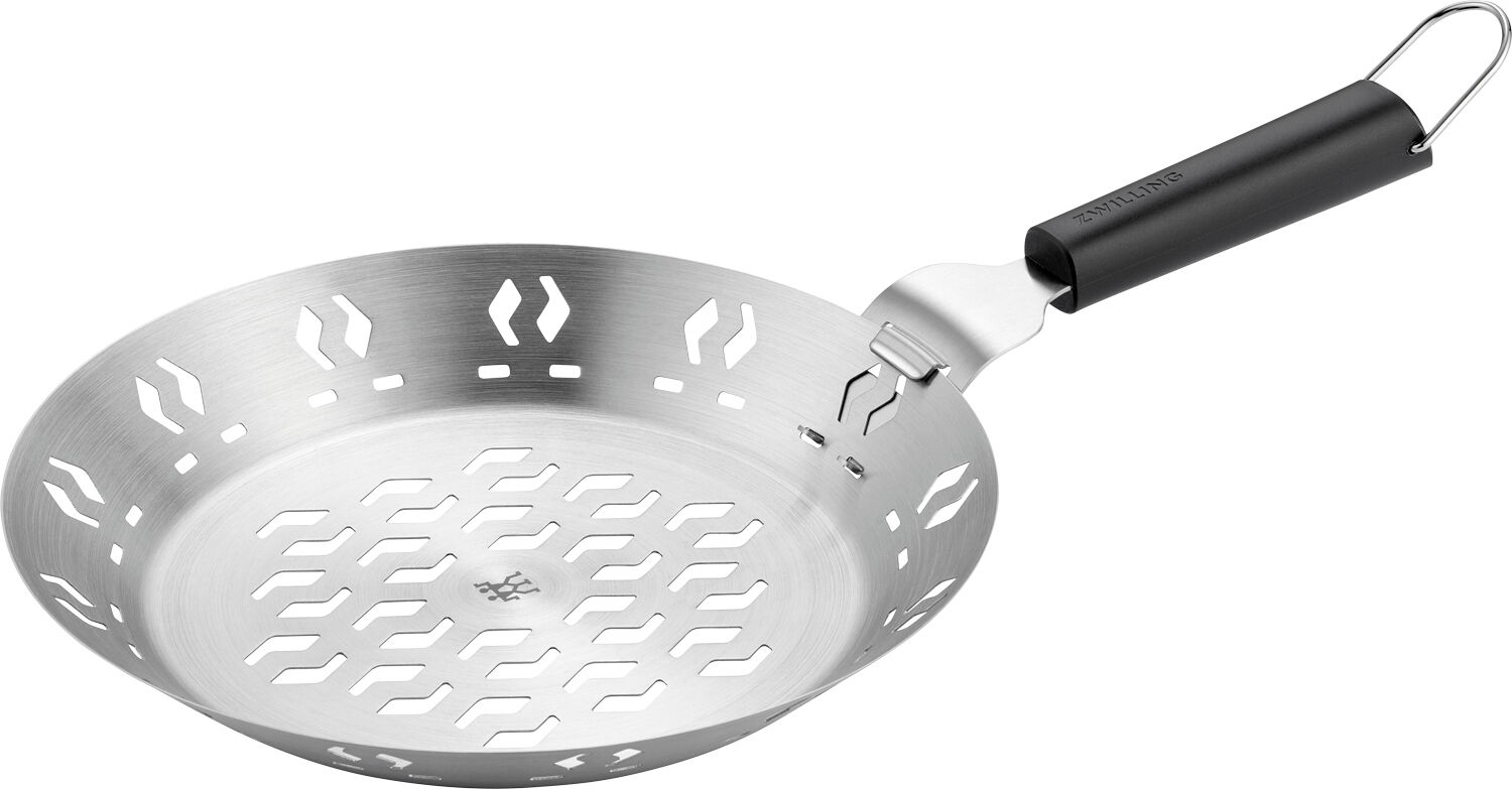 BBQ+ Grillkorg med handtag Silv Rund