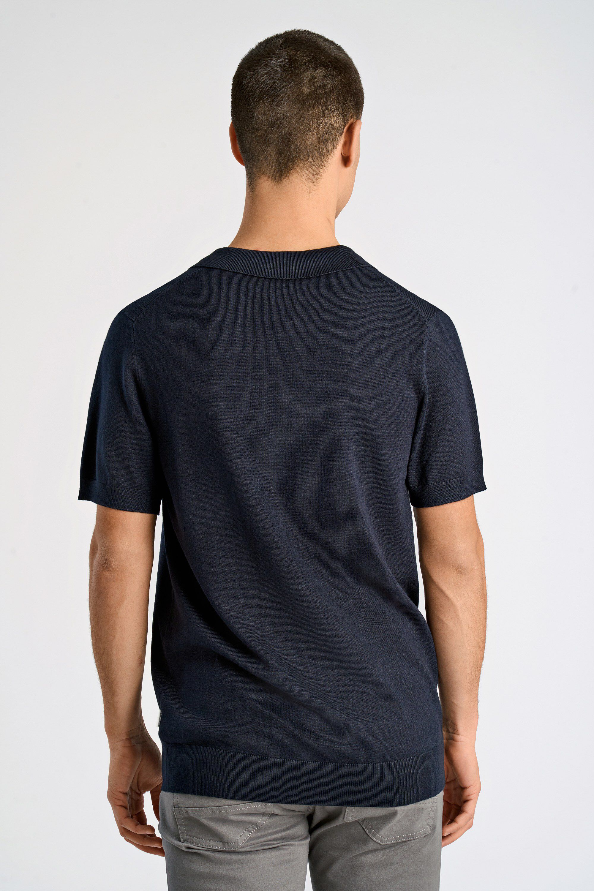 Ecovero S/S v-neck polo