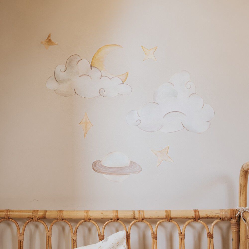 Wallsticker Saturn himmel