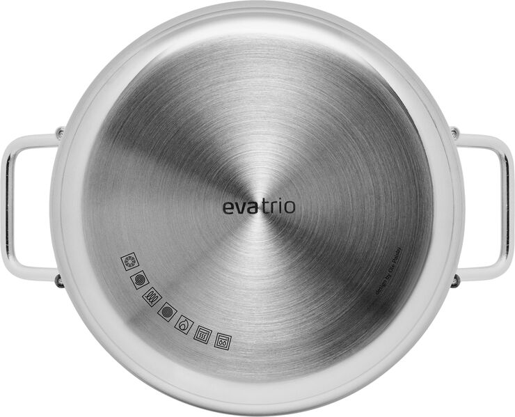 Stainless Steel Gryde 4,8 l keramisk Slip-Let® belægning