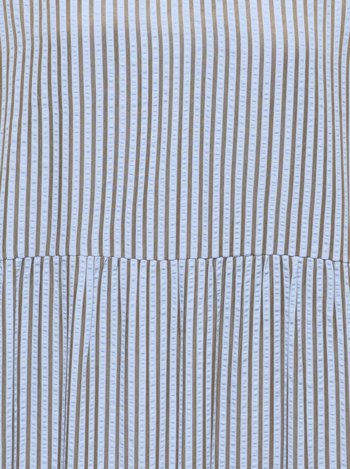 Onlbari Sl Fril Vneck Midi Dress Cs Wvn