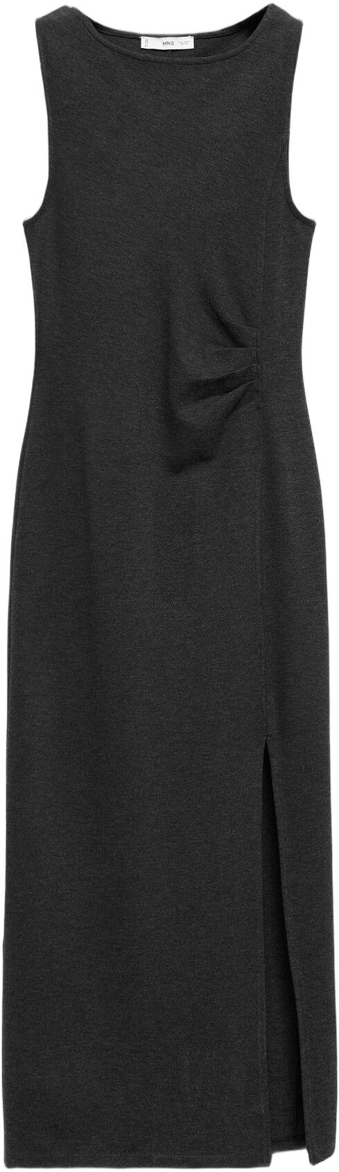 Cut-out ruched dress