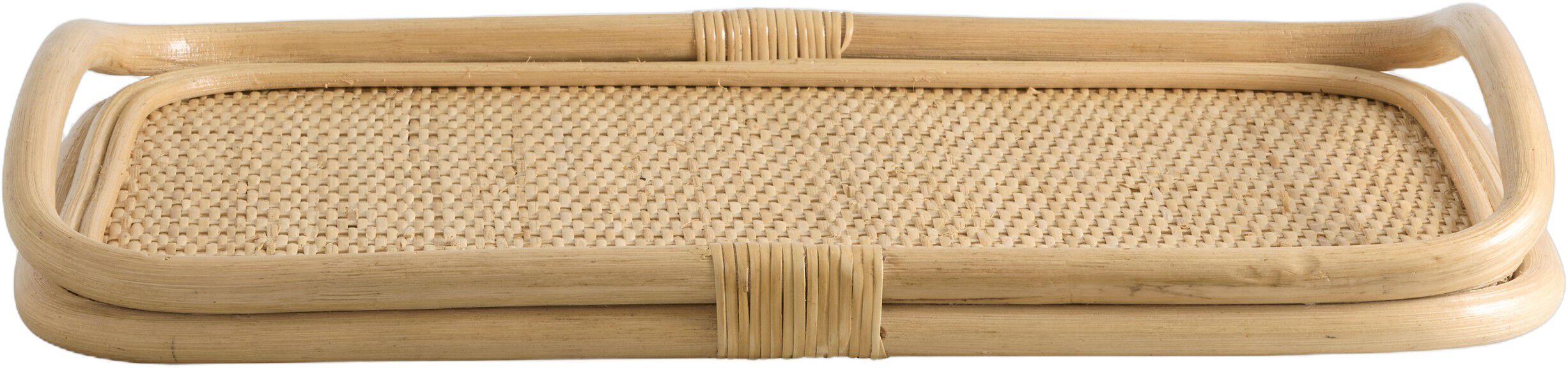 LAURUS rattan serving tray - nature