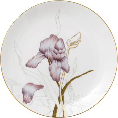 Flora tallrik 22 cm Iris