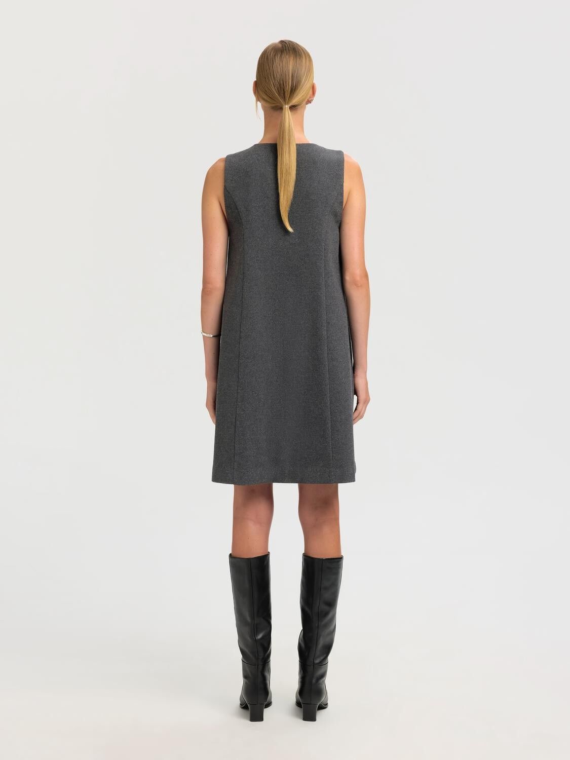SLFMERCY REGULAR SL SHORT WOOL DRES
