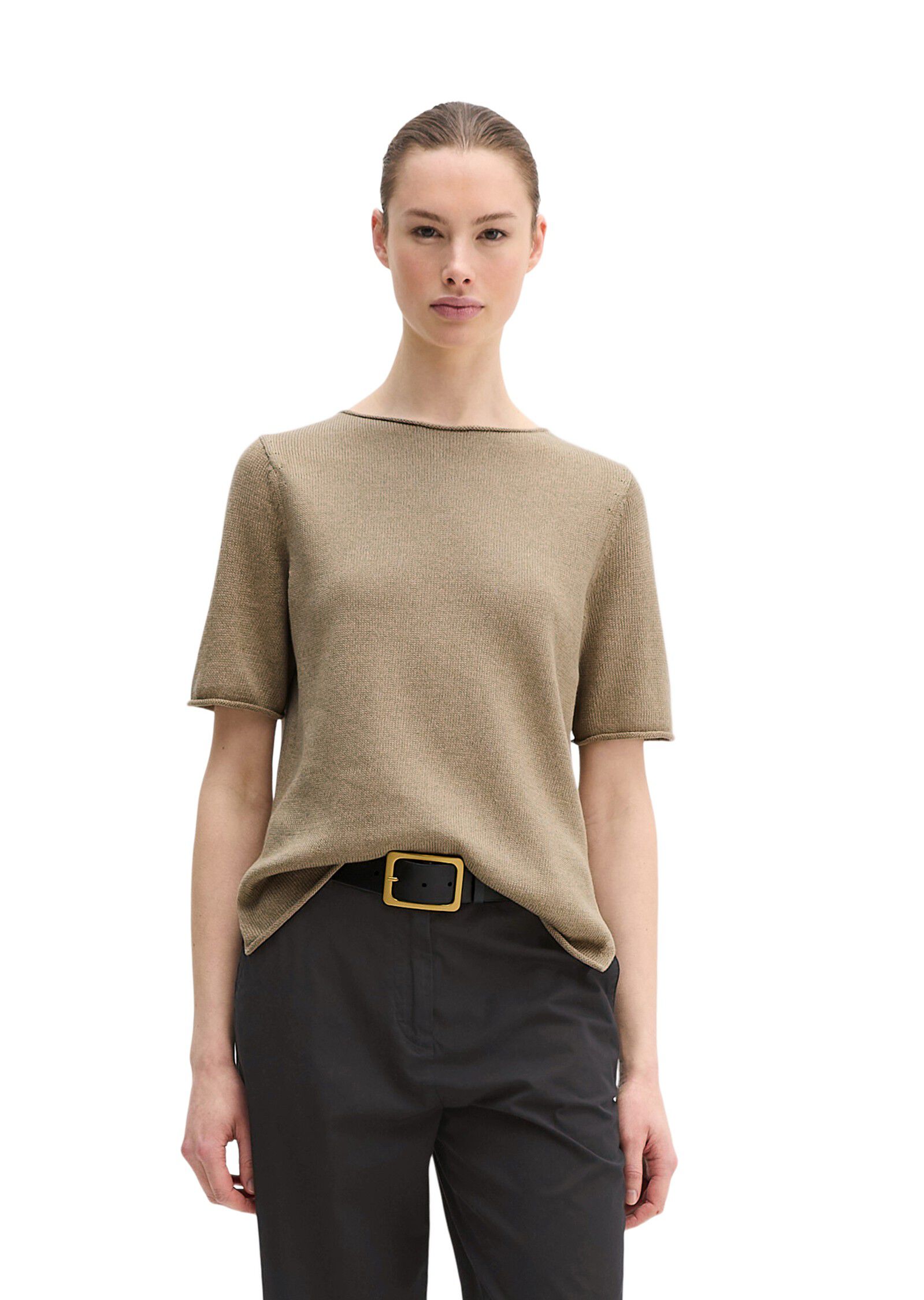 Pullover, shortsleeve, round-neck