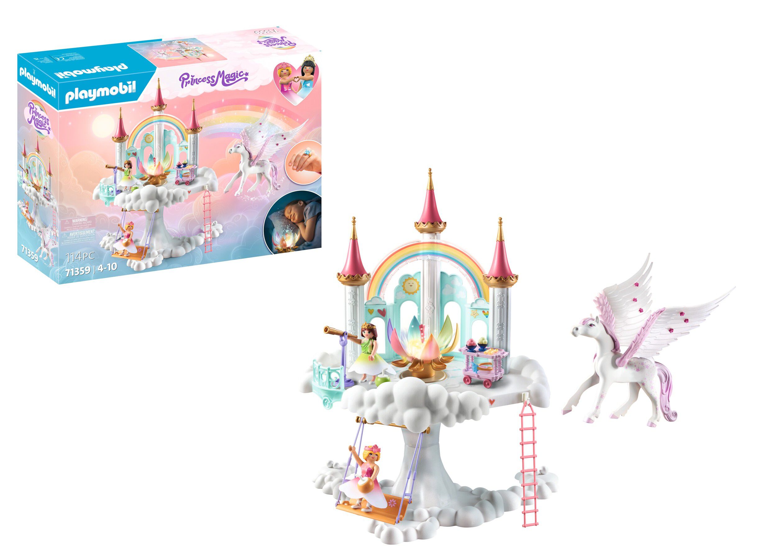 Rainbow Cloud Castle