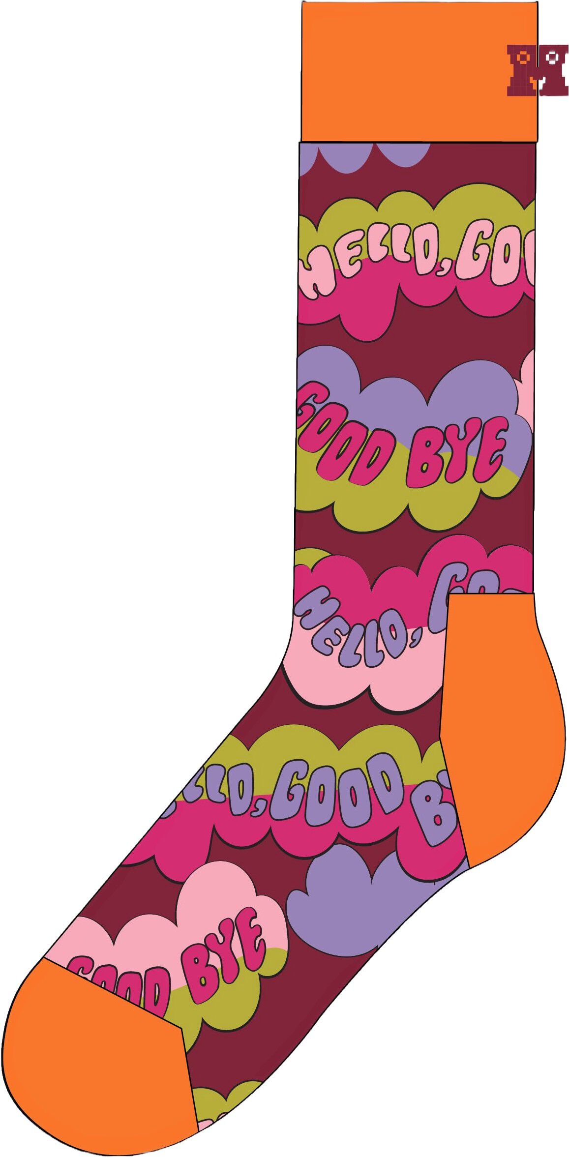 The Beatles Hello Goodbye Sock