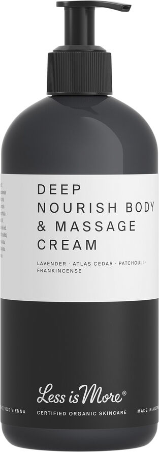 Organic Deep Nourish Body & Massage Cream lavender