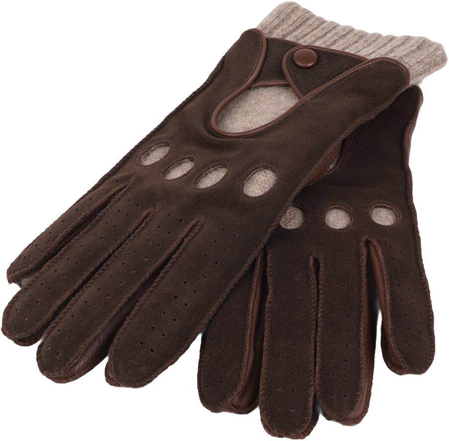 BATIA - DRIVERS SUEDE GLOVES WITH WOOL CUFF