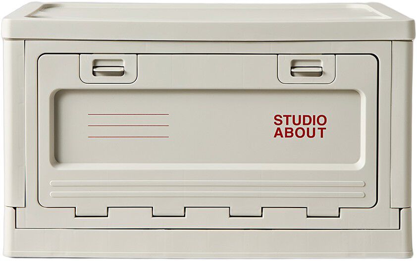 BOX, LARGE, LIGHT GREY