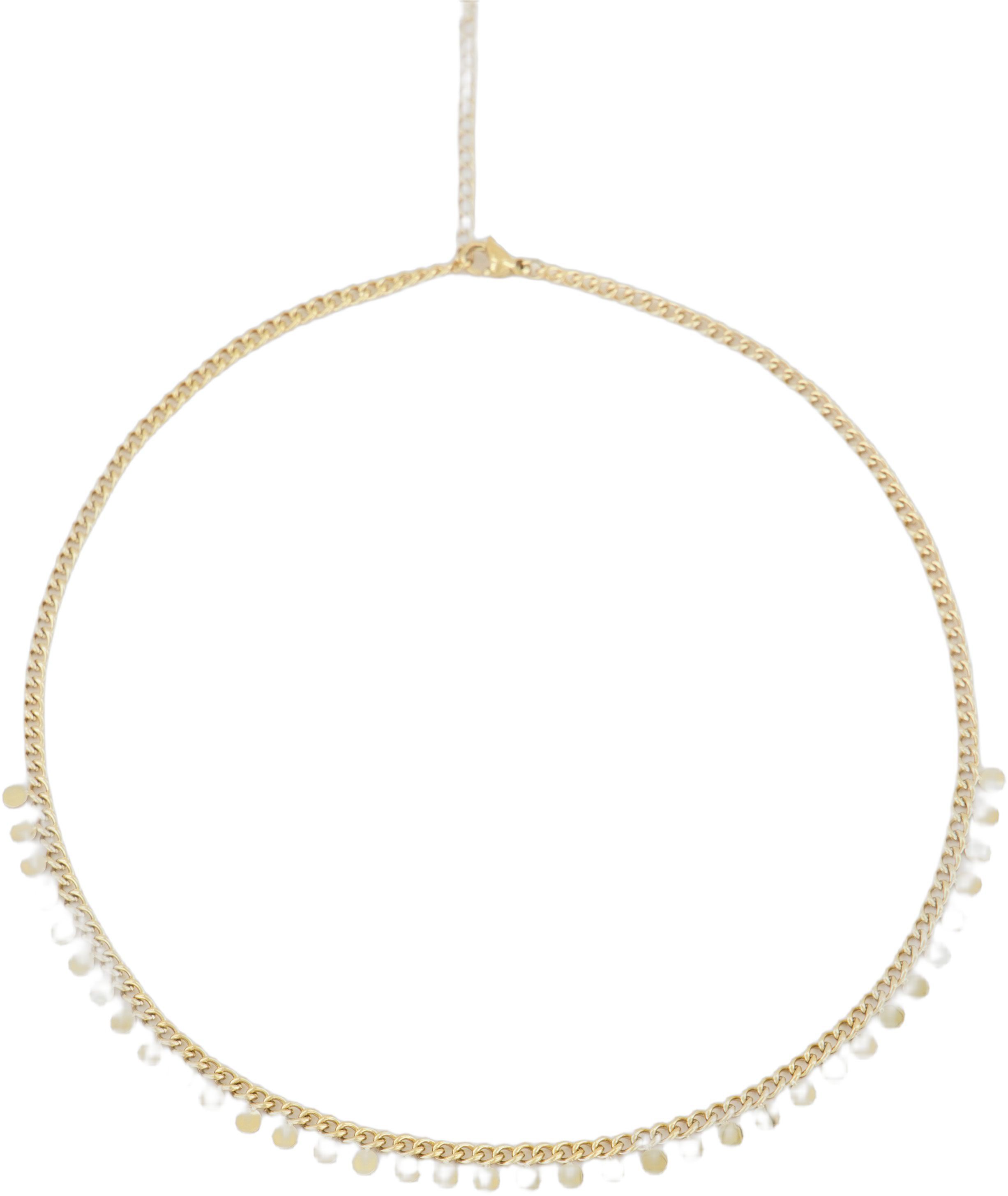 Necklace with small coins