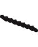 Tennis sneaker black 8pk 12418