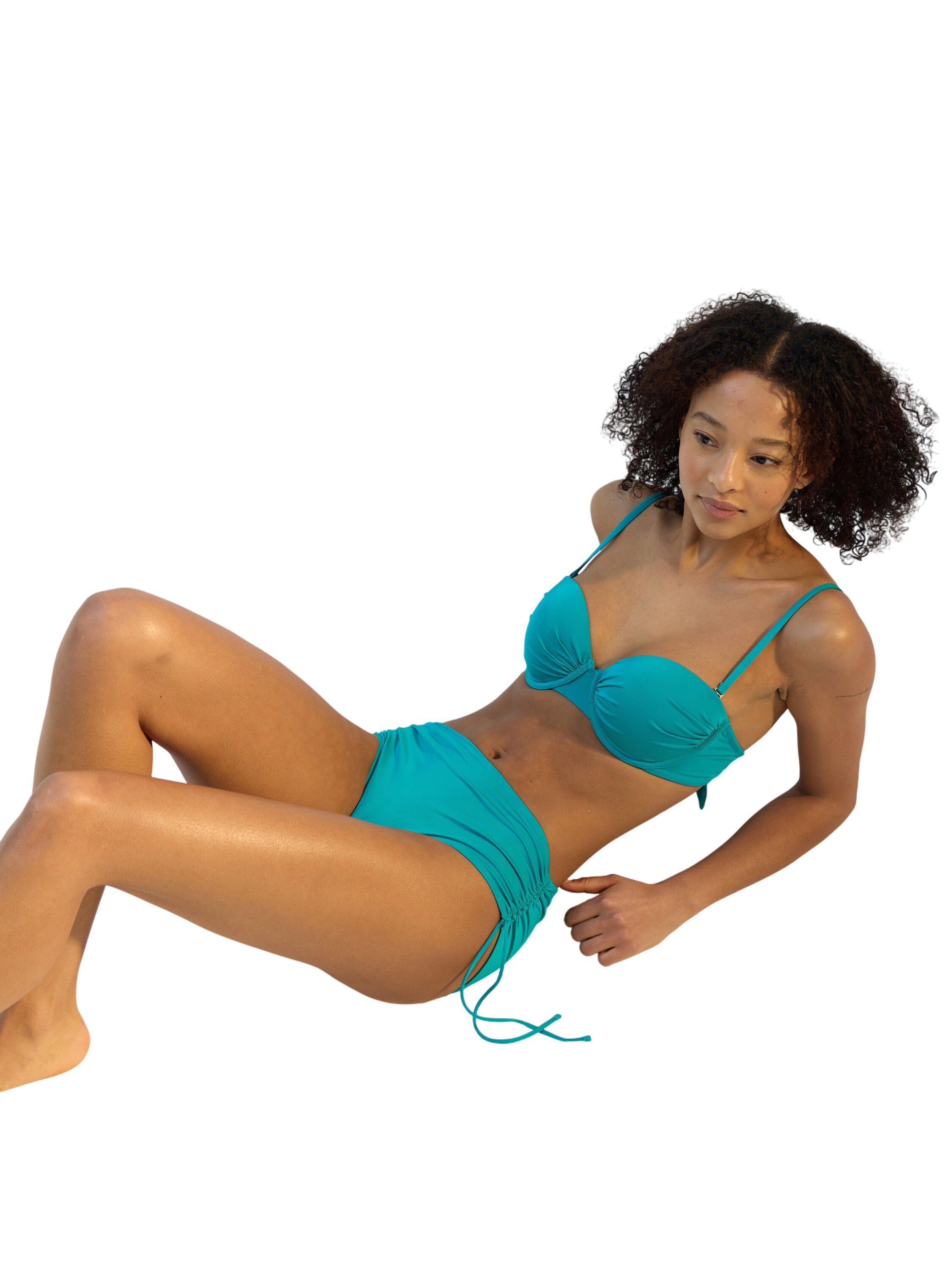 Vatteret balconette bikini-bh med b&oslash;jle