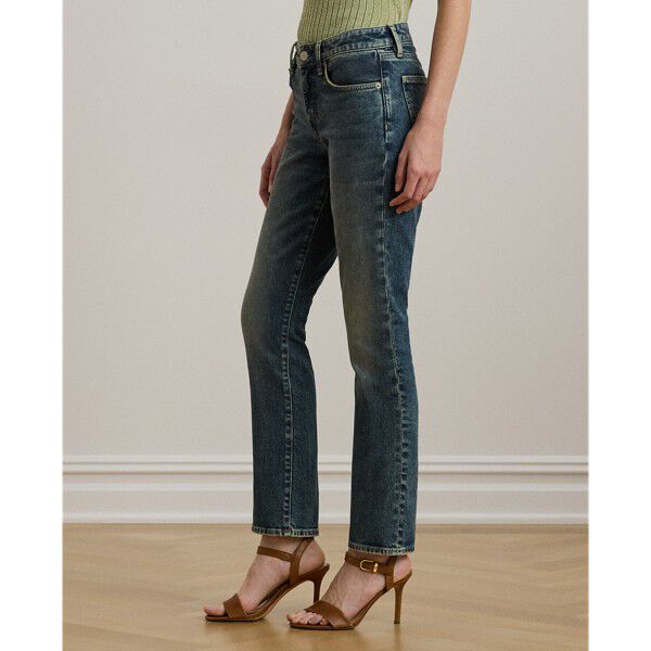 Mid-Rise Straight Ankle Jean