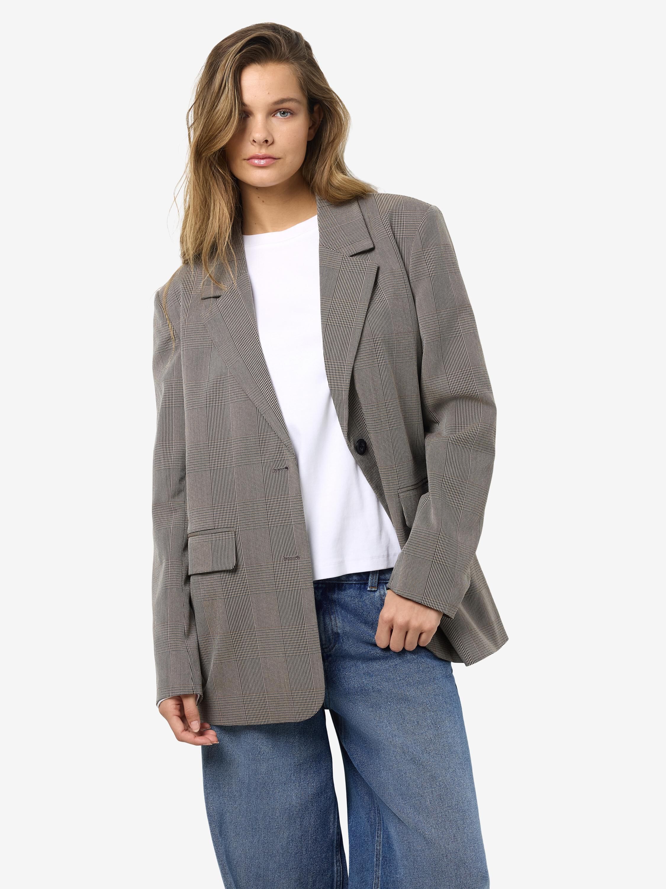 NMWERA CHECK BLAZER FWD