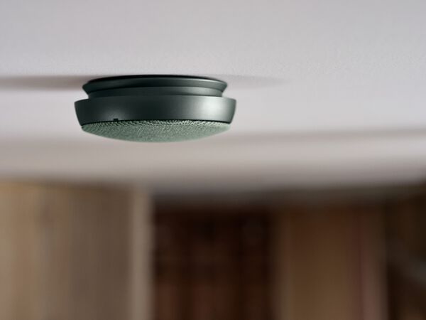 Optisk brandvarnare 10 cm Grön