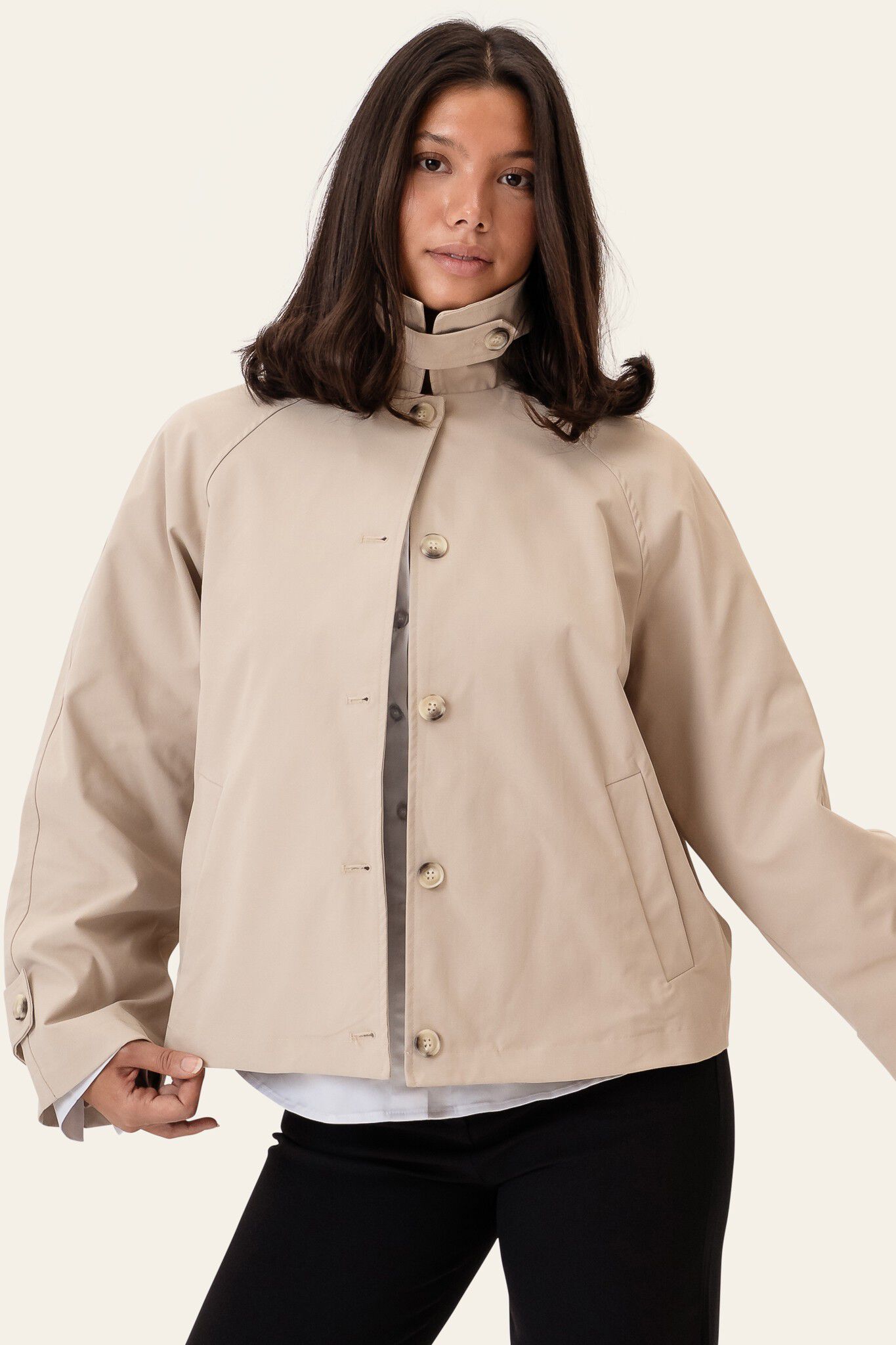 AvaIC Short Trenchcoat - Beige