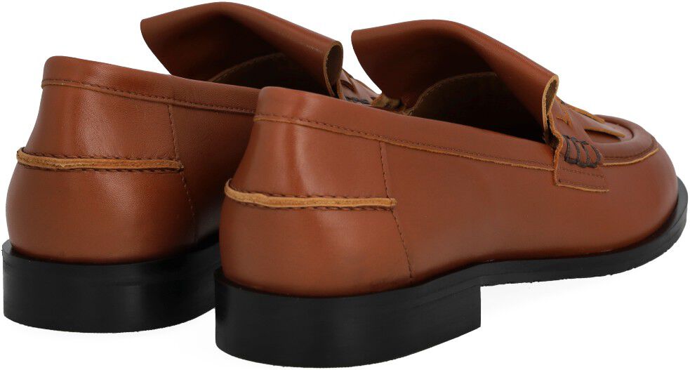 Loafer med flet detalje