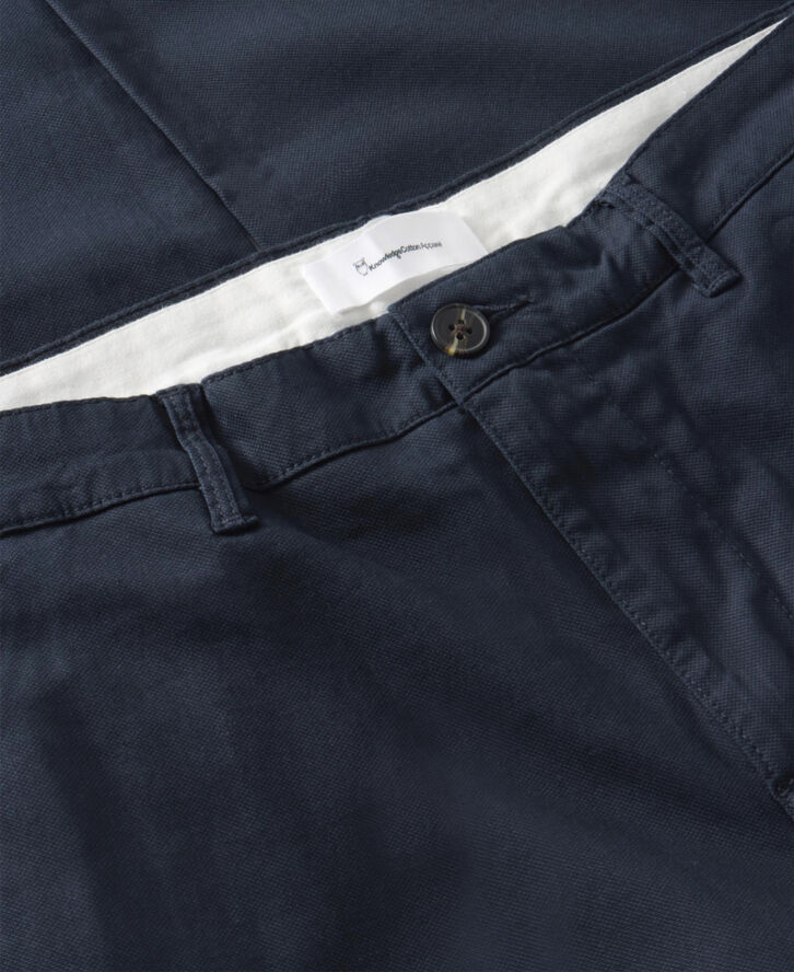 CHUCK regular canvas pants - GOTS/Vegan