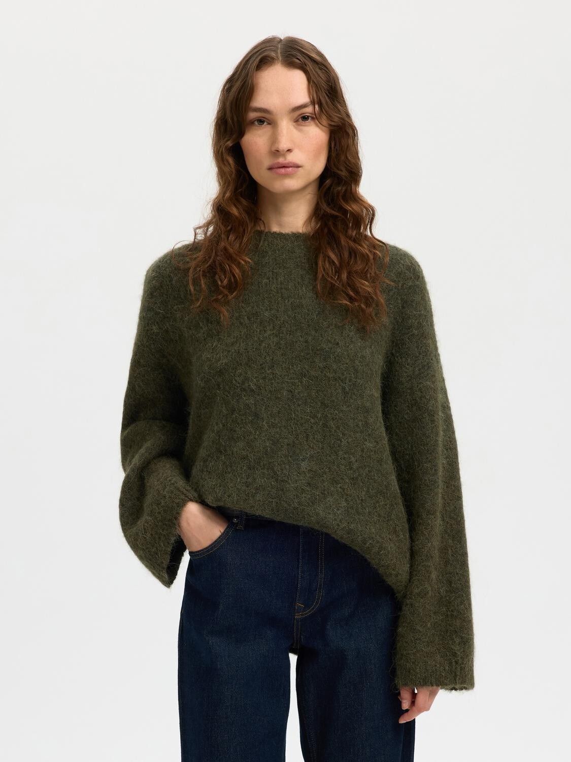 SLFGABRIELLA LS KNIT NEW O-NECK NOO