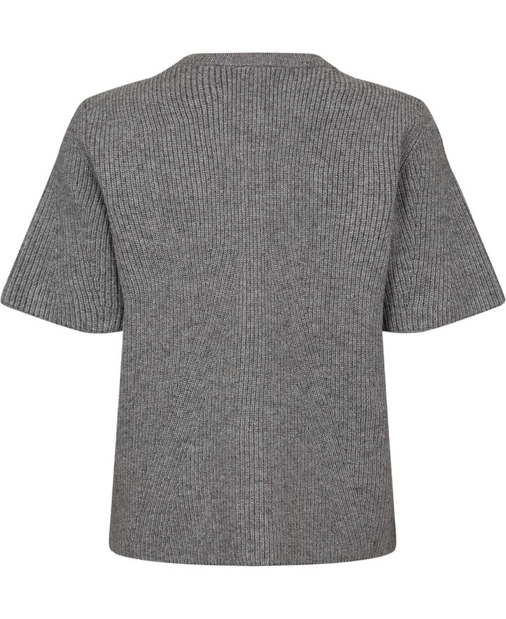 OBJVIOLA SS RE O-NECK CARDIGAN DIV