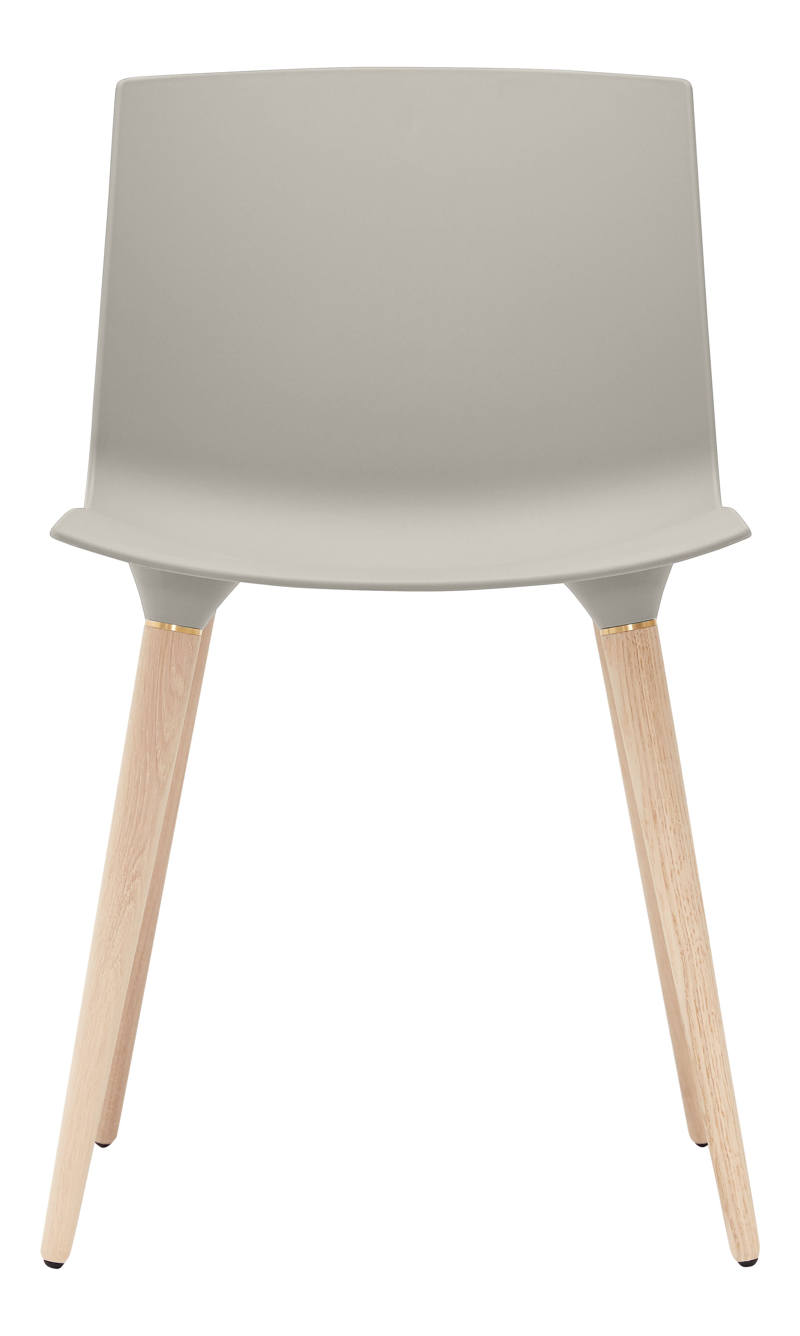TAC Chair plast Grey / Oak white pigm. lacquer