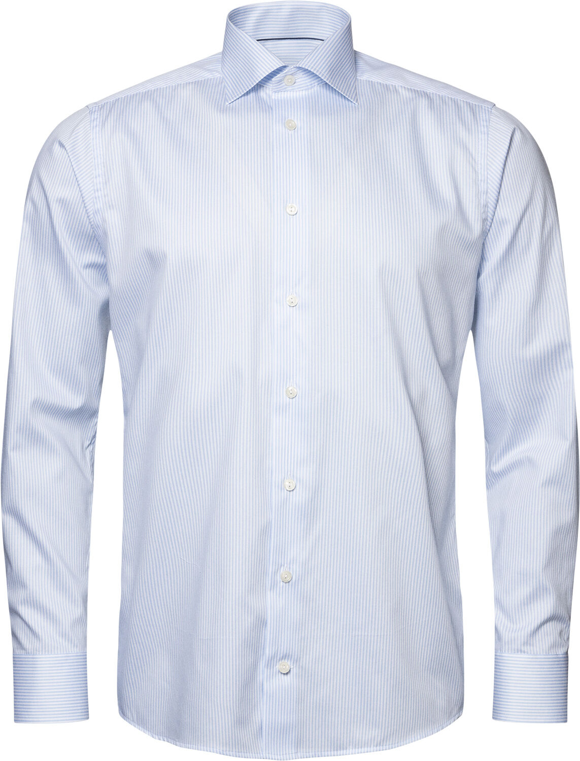 Slim Fit Mid Blue Twill Shirt