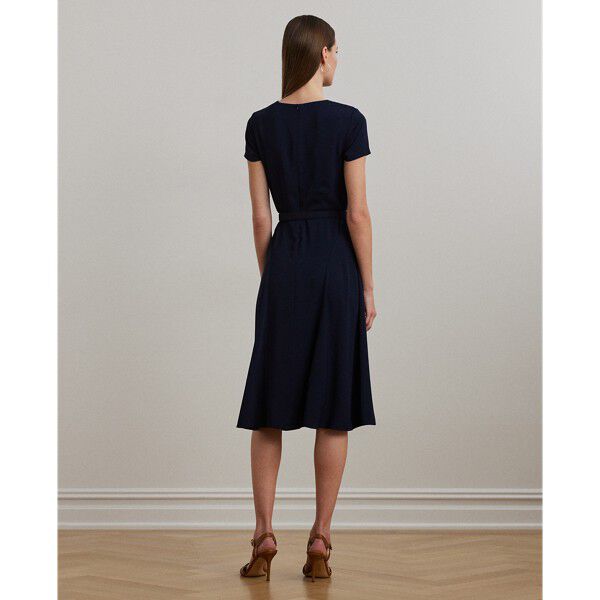 Belted Georgette Dress