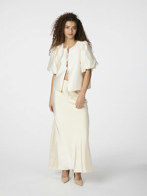 Aska Dull Satin Blouse
