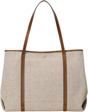 Canvas & Leather Large Emerie Tote