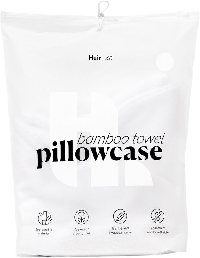 Towel Pillowcase, White 60x63/70cm