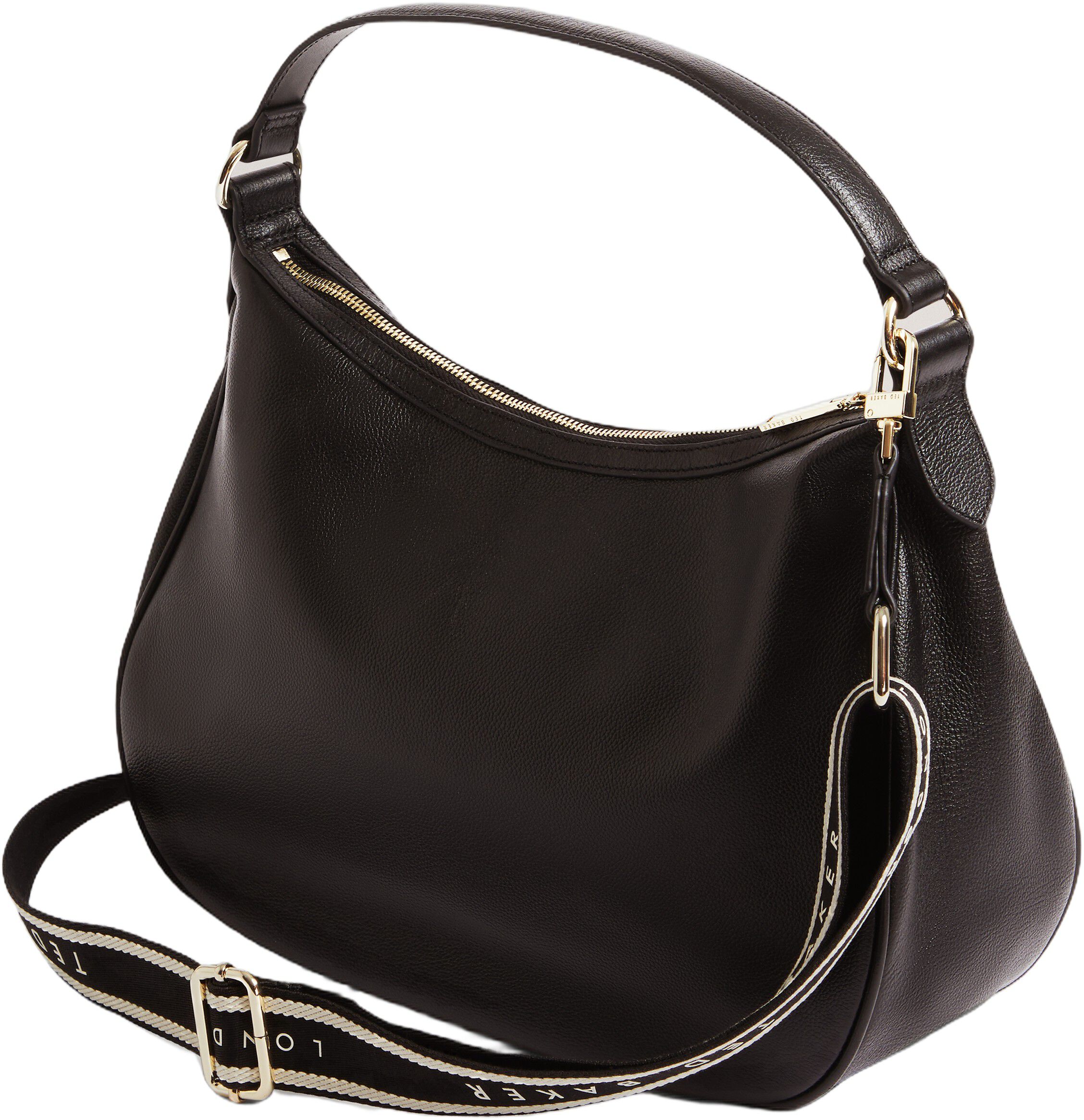 LYSHIA Webbing Large Leather Hobo B