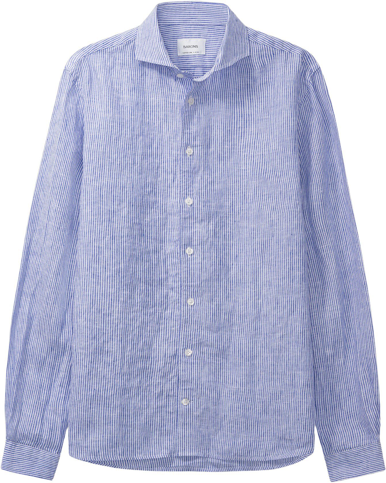 The Sicilian 2. 0 | Narrow Mid Blue Stripe | Contemporary