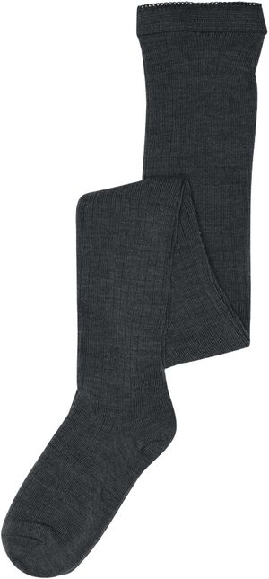 Wool rib tights