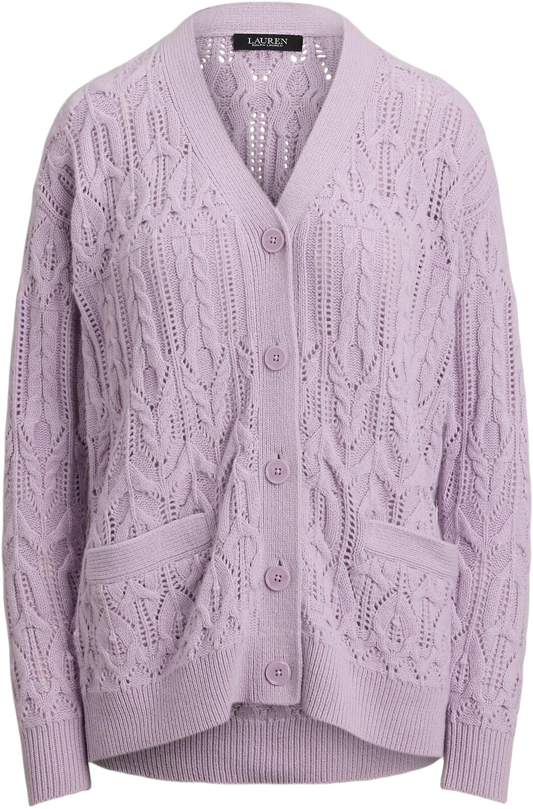 Wool-Blend V-Neck Cardigan