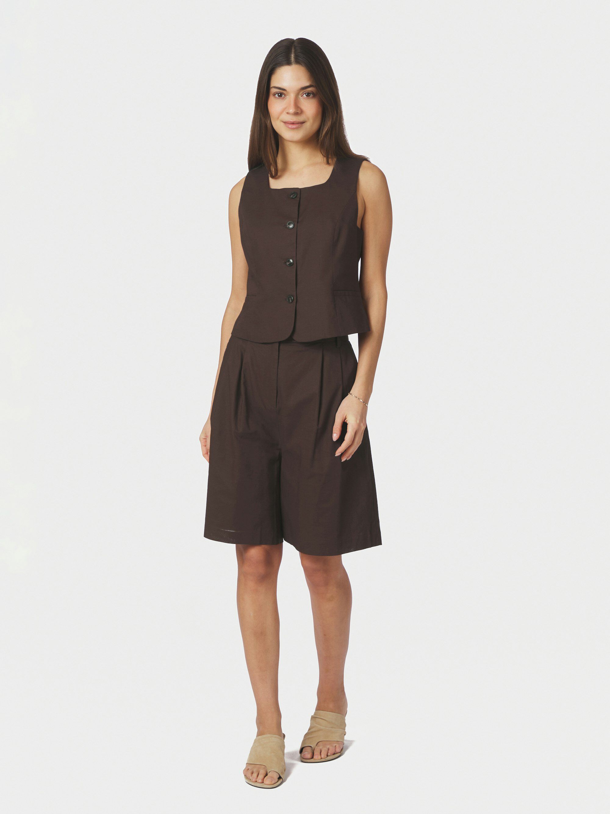 Yula Linen Waistcoat