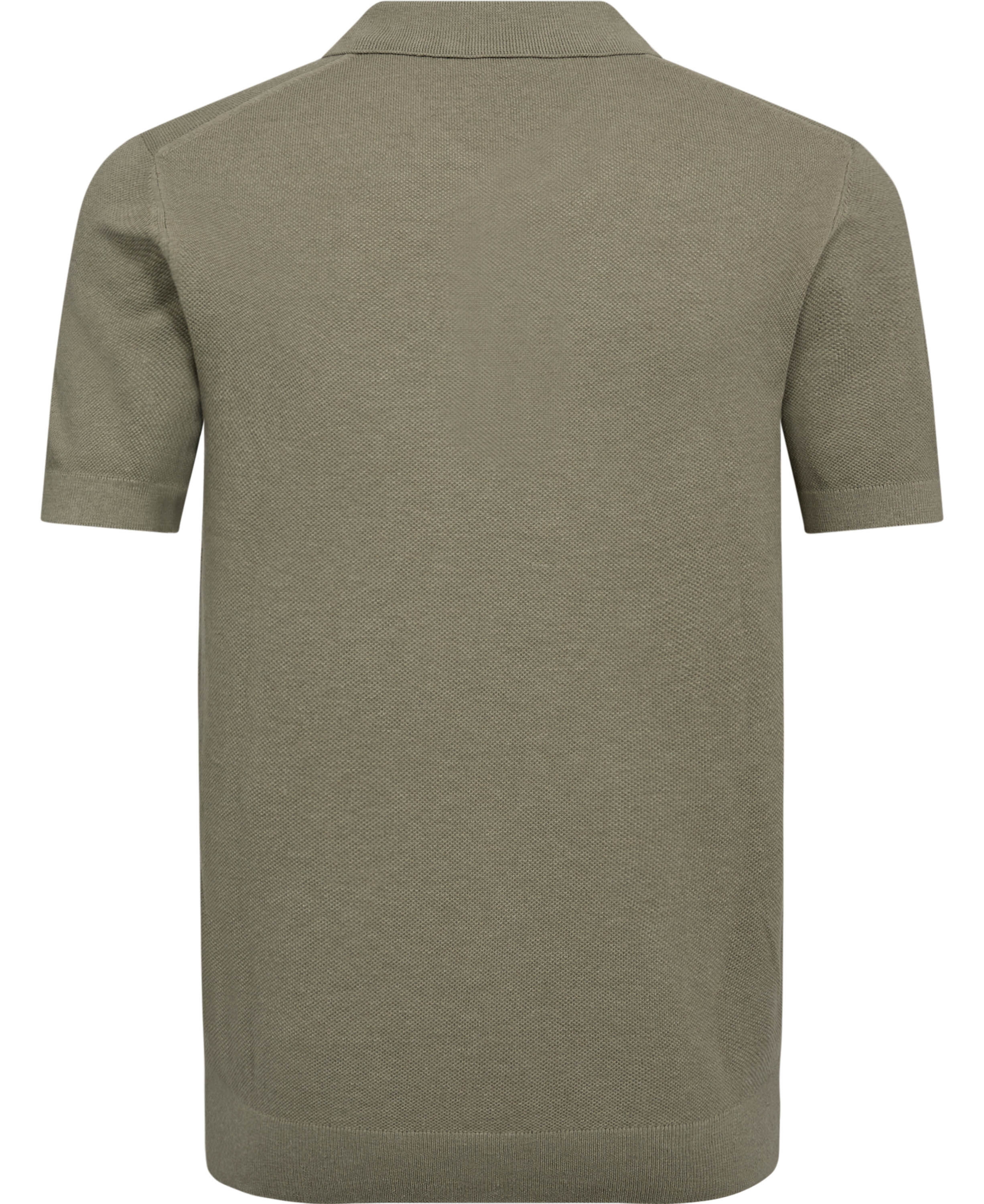 Fine-knit cotton polo shirt