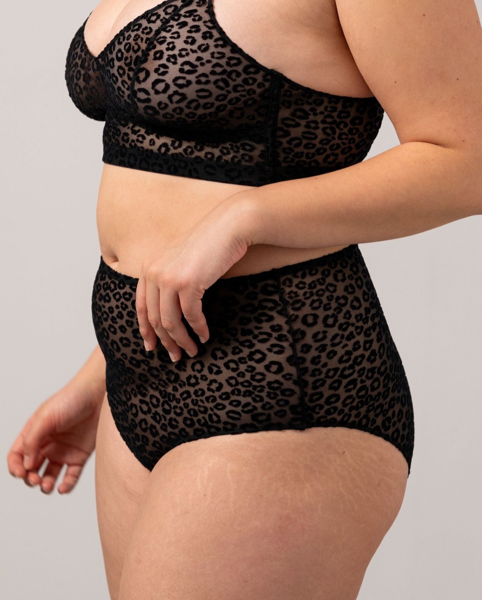 Mesh Highwaist Briefs