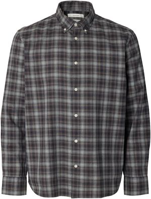 SLMREGCOLE JAY MELANGE LS SHIRT NOO