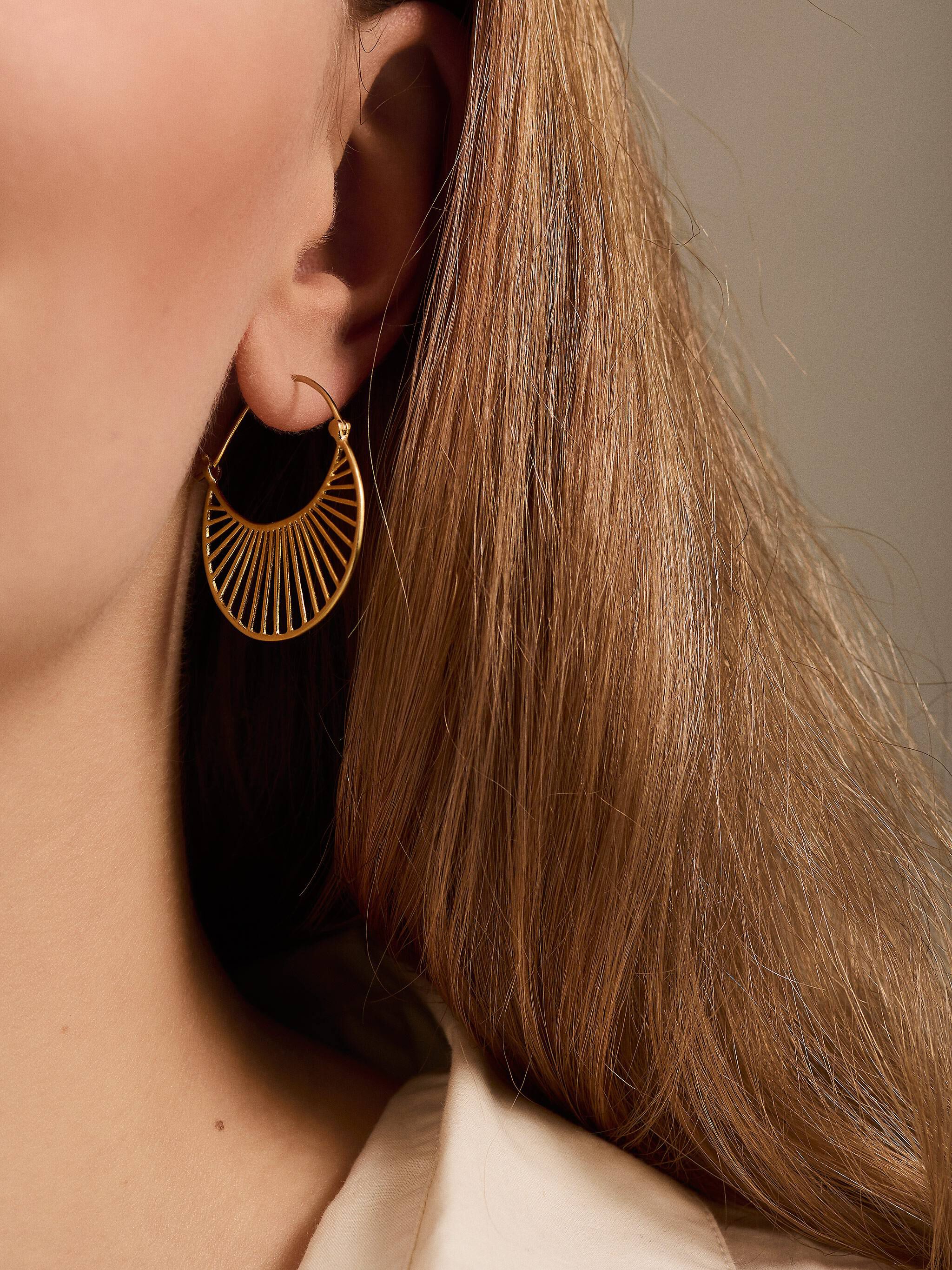 Large daylight earrings 30 mm